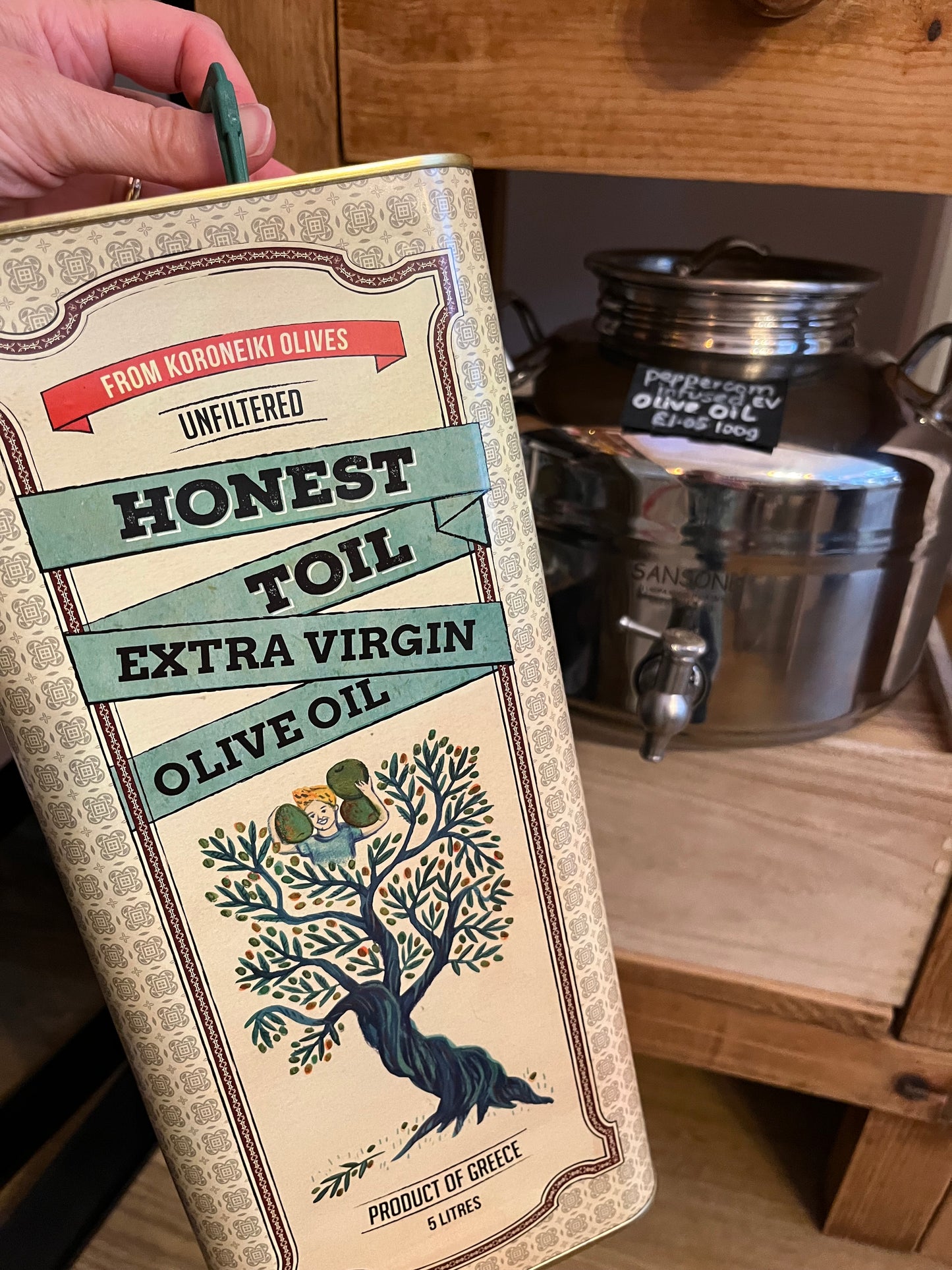 Honest Toil Refill Extra Virgin Olive Oil 100g