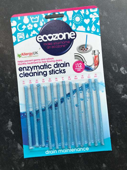 Ecozone Drain Cleaning Sticks 12 pack